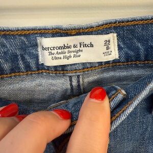 Abercrombie & Fitch Ultra High Rise Blue Jeans